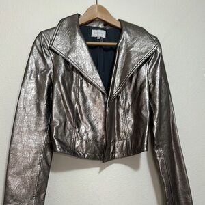 Metallic Silver Women's Jacket